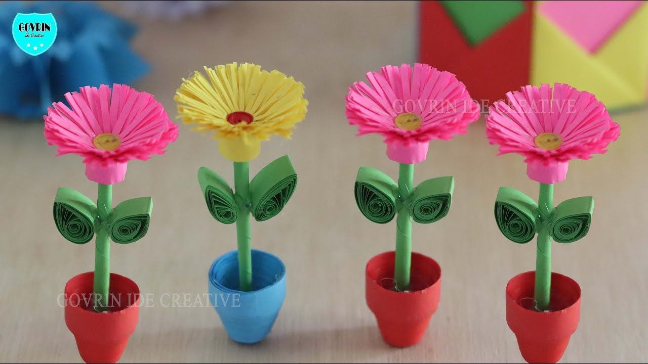 Detail Gambar Bikin Bunga Dari Kertas Origami Nomer 25