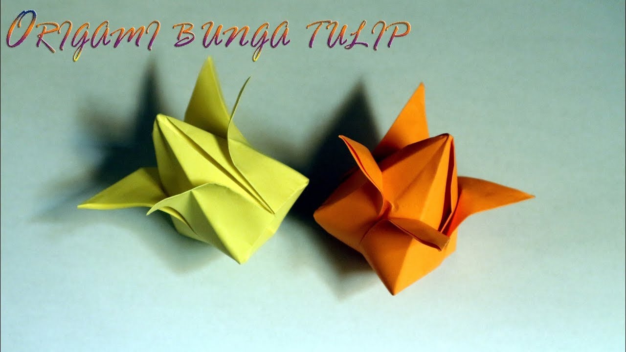 Detail Gambar Bikin Bunga Dari Kertas Origami Nomer 37