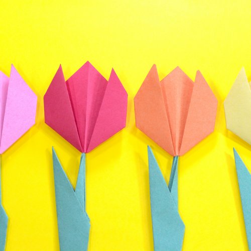 Detail Gambar Bikin Bunga Dari Kertas Origami Nomer 41