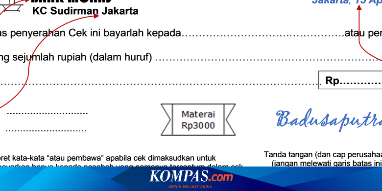 Detail Gambar Bilyet Giro Nomer 22