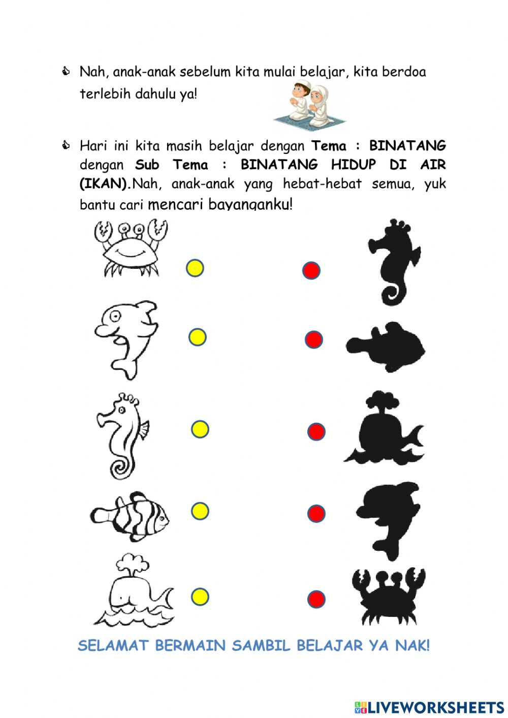 Detail Gambar Binatang Air Untuk Anak Tk Nomer 42