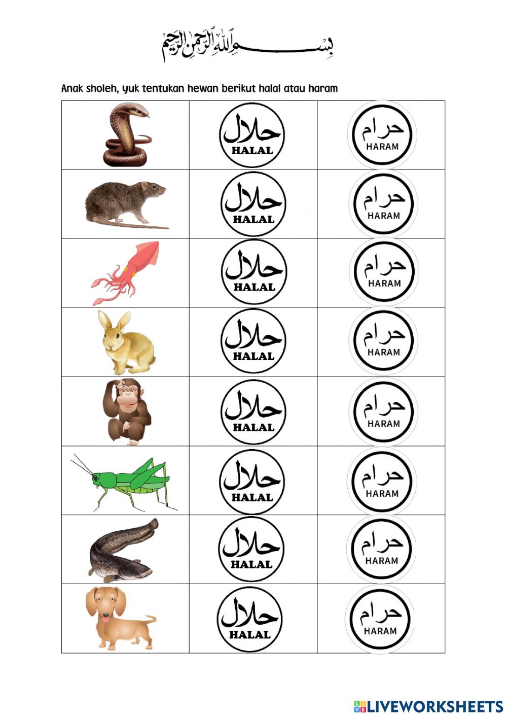 Detail Gambar Binatang Halal Nomer 6