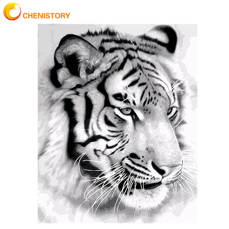 Detail Gambar Binatang Hitam Putih Gambar Harimau Hitam Putih Nomer 33