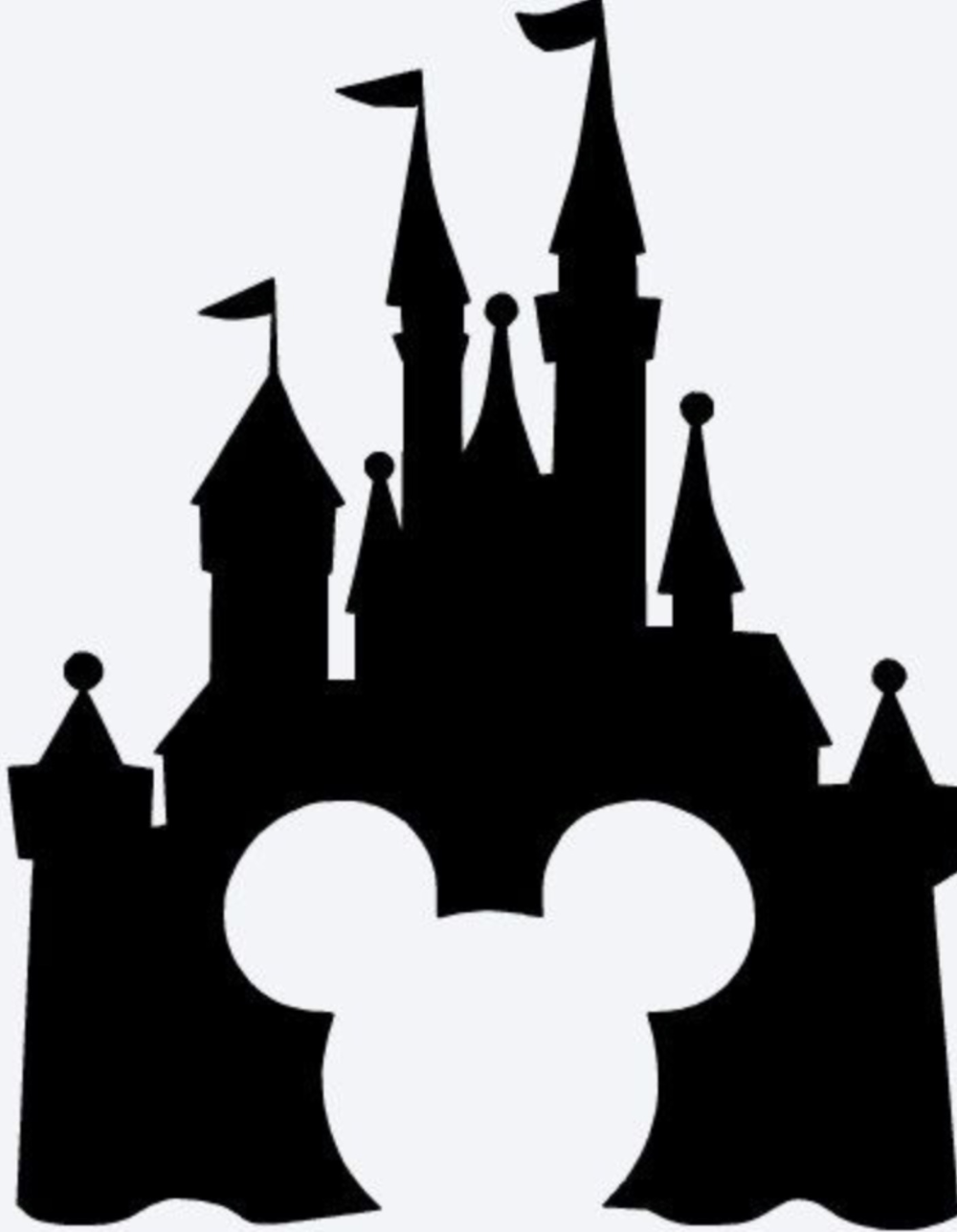 Disney Schloss Silhouette - KibrisPDR