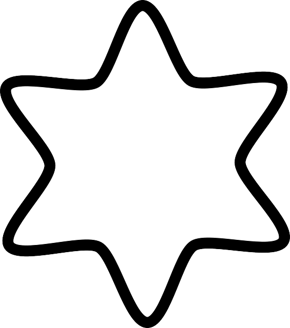 Detail Gambar Bintang Hitam Putih Nomer 12