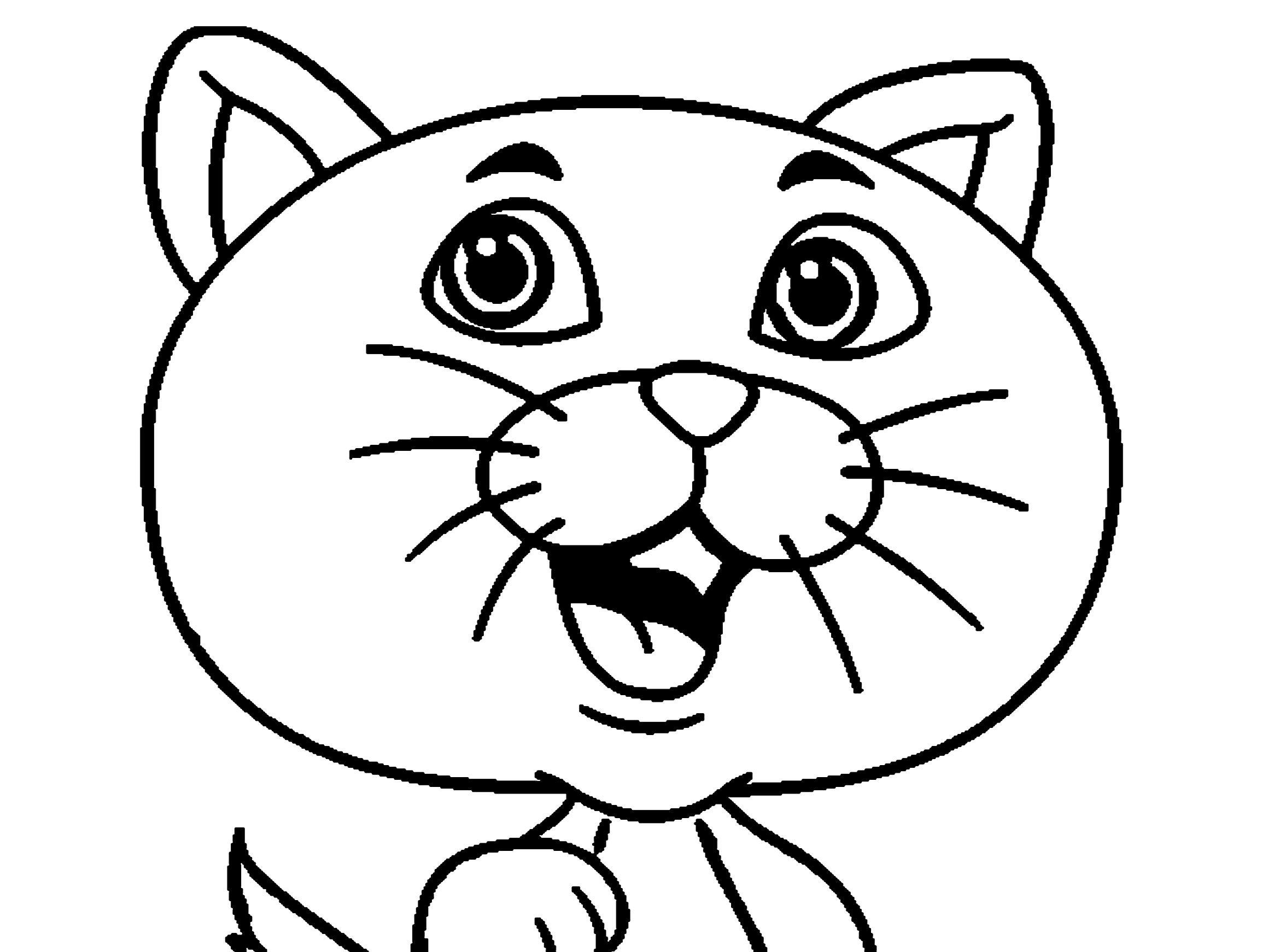Detail Katze Gemalt Einfach Nomer 12