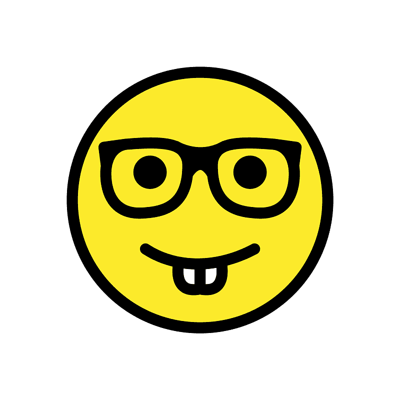 Detail Nerd Emoji Nomer 7