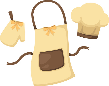 Detail Chef Hat And Apron Clipart Nomer 13