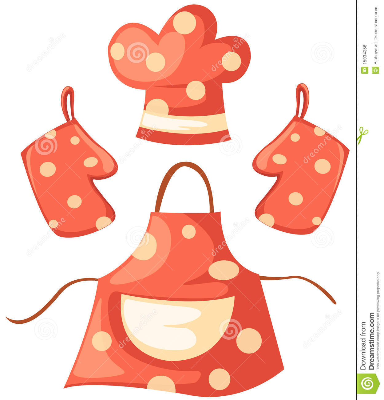 Detail Chef Hat And Apron Clipart Nomer 5