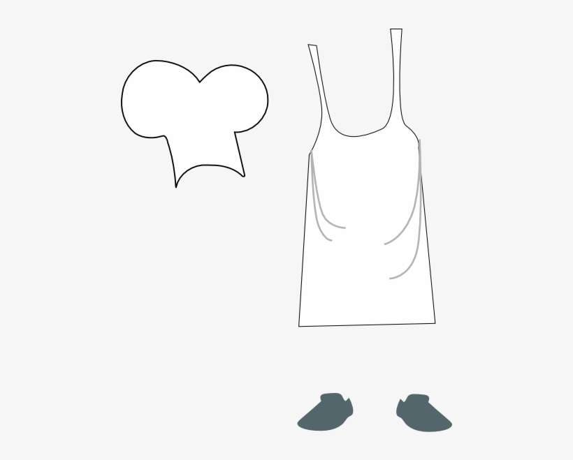 Detail Chef Hat And Apron Clipart Nomer 38