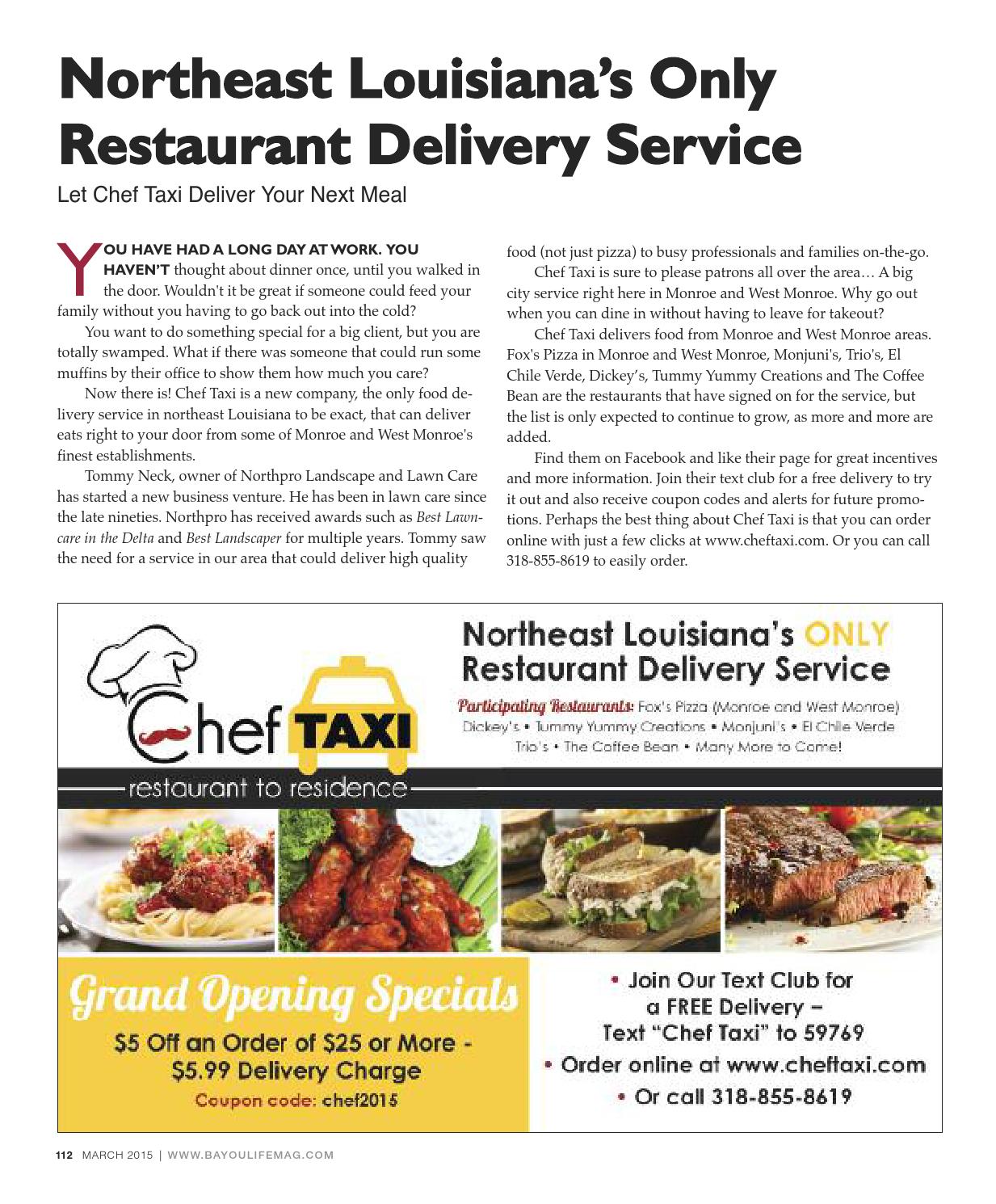 Detail Chef Taxi West Monroe La Nomer 11