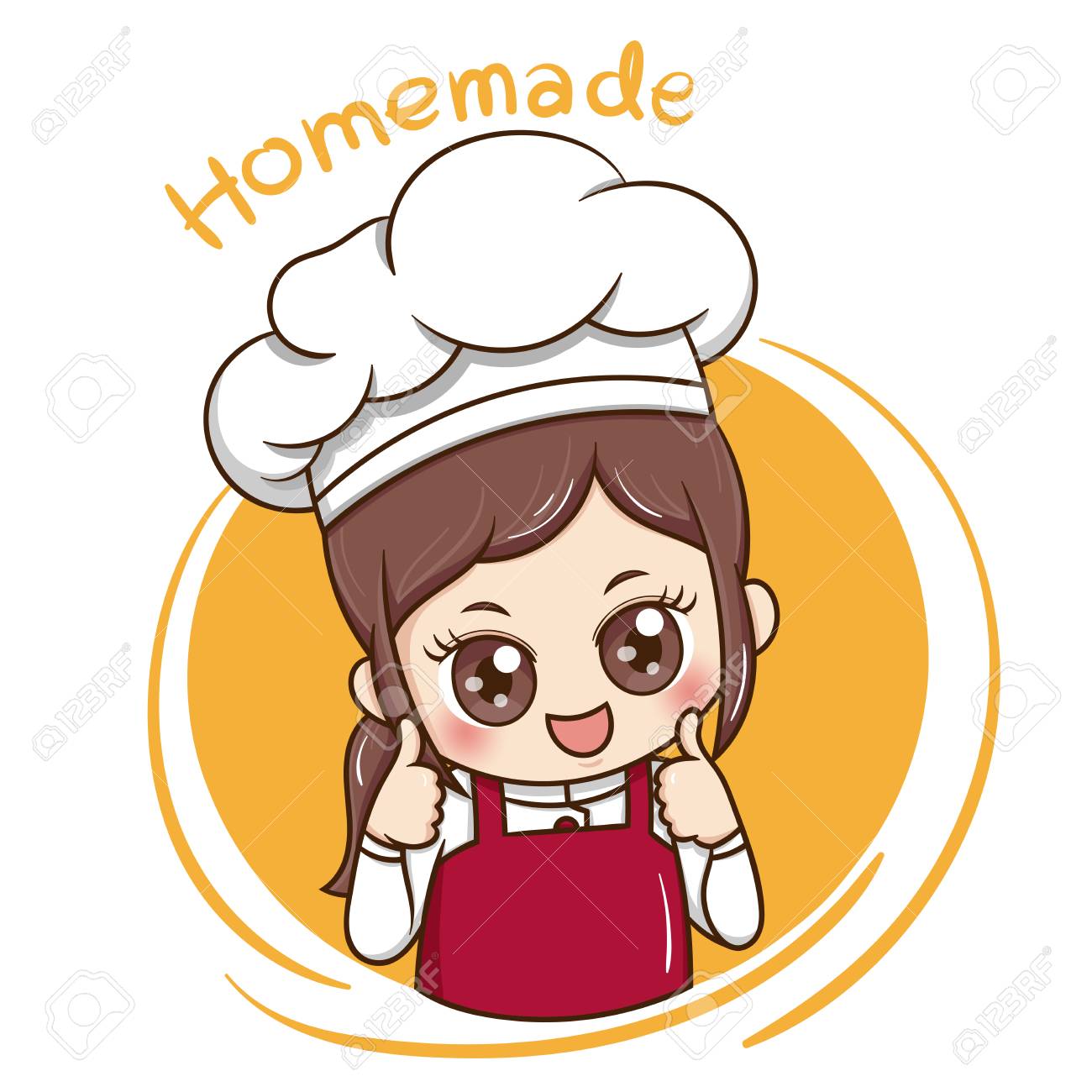 Detail Chef Woman Cartoon Nomer 11