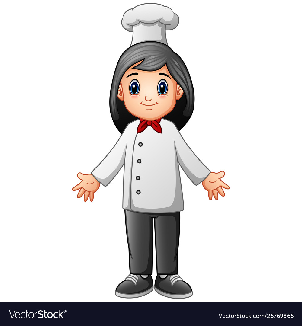 Detail Chef Woman Cartoon Nomer 33