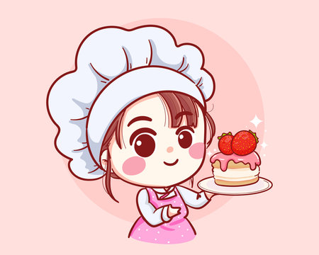 Detail Chef Woman Cartoon Nomer 36