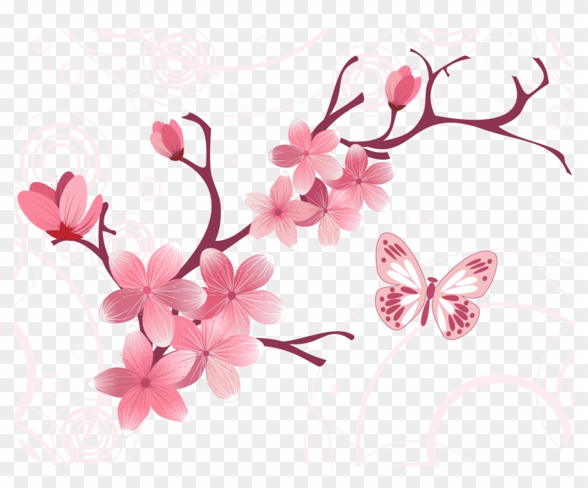 Detail Cherry Blossom Vector Png Nomer 46
