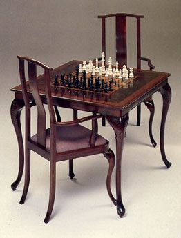 Detail Chess Backgammon Table Furniture Nomer 36