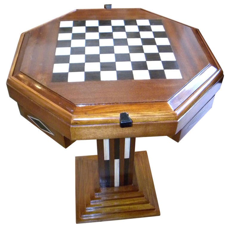 Detail Chess Backgammon Table Furniture Nomer 46