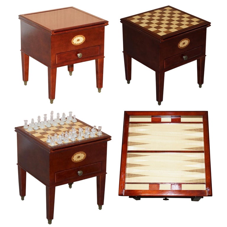 Detail Chess Backgammon Table Furniture Nomer 48