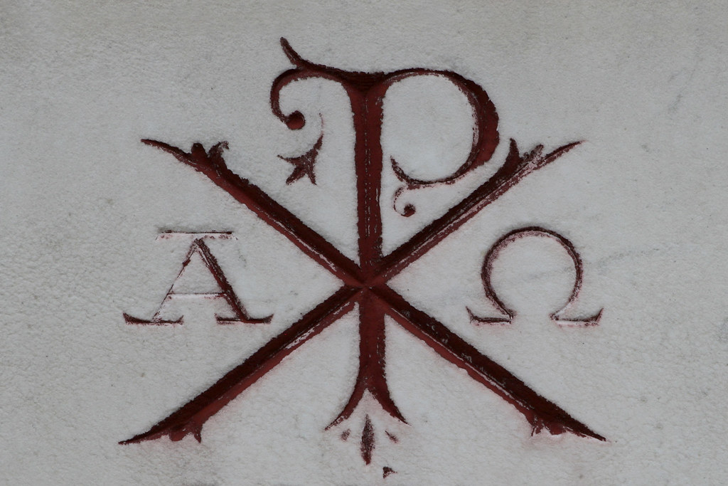 Detail Chi Rho With Alpha And Omega Nomer 24