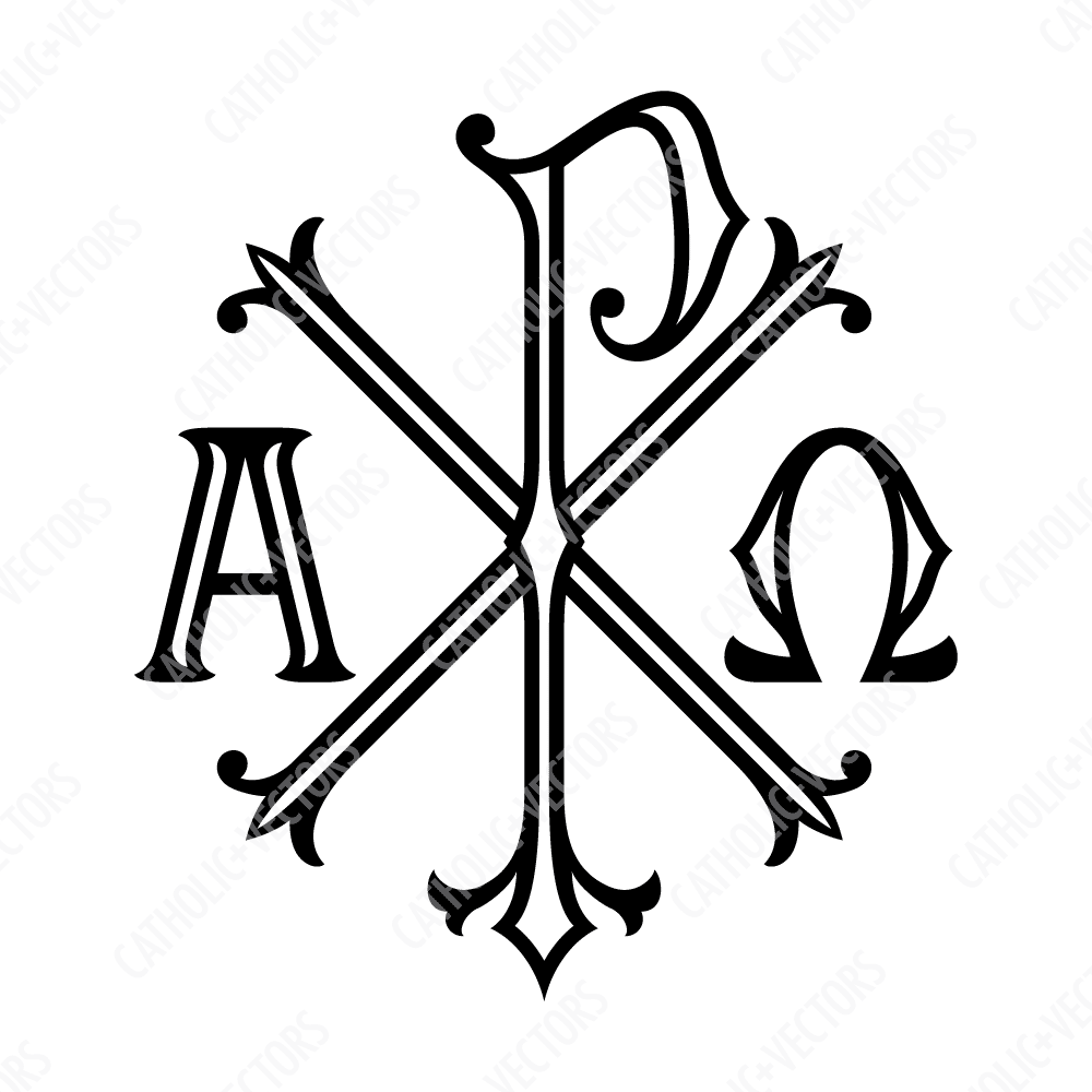 Detail Chi Rho With Alpha And Omega Nomer 4