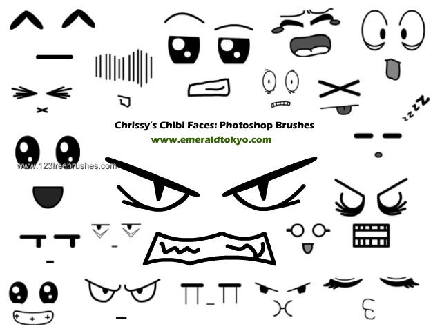 Detail Chibi Faces Nomer 12