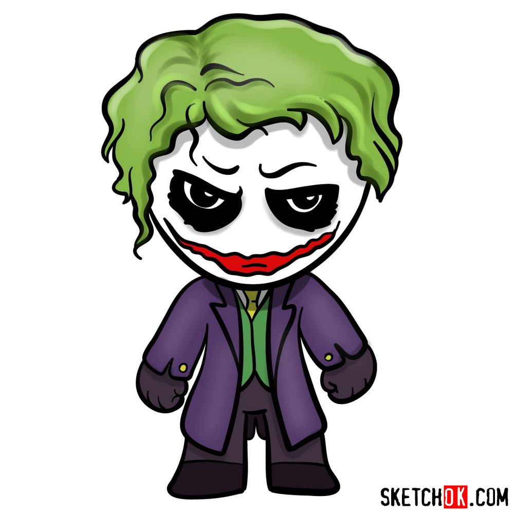 Detail Chibi Joker Nomer 8