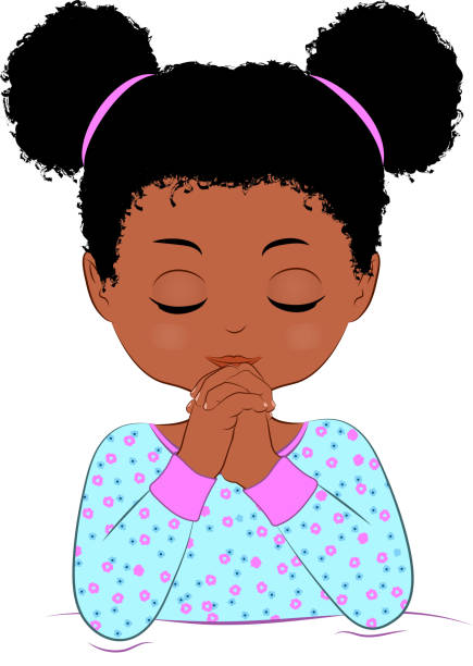 Detail Child Praying Clipart Nomer 14