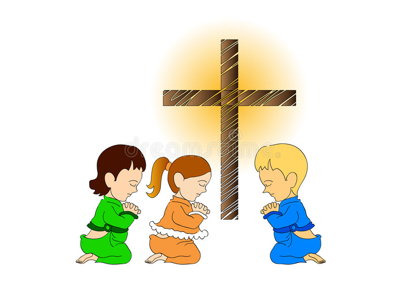 Detail Child Praying Clipart Nomer 21