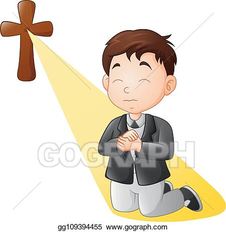 Detail Child Praying Clipart Nomer 23