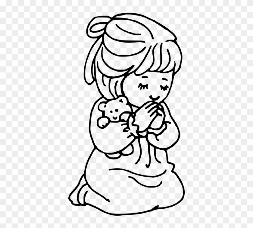 Detail Child Praying Clipart Nomer 28