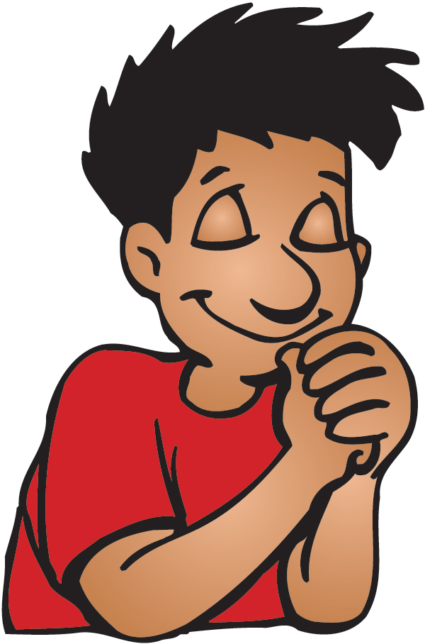 Detail Child Praying Clipart Nomer 35