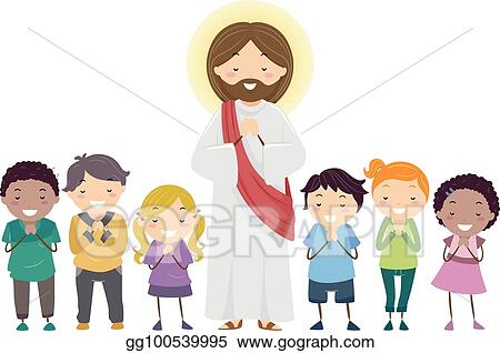 Detail Child Praying Clipart Nomer 50