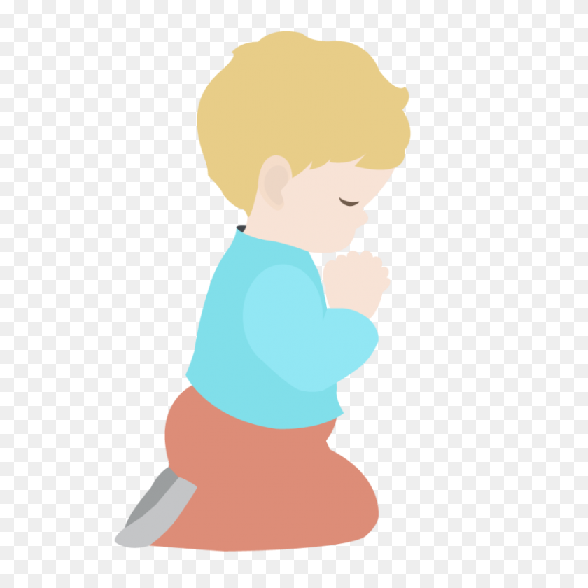 Detail Child Praying Clipart Black And White Nomer 24