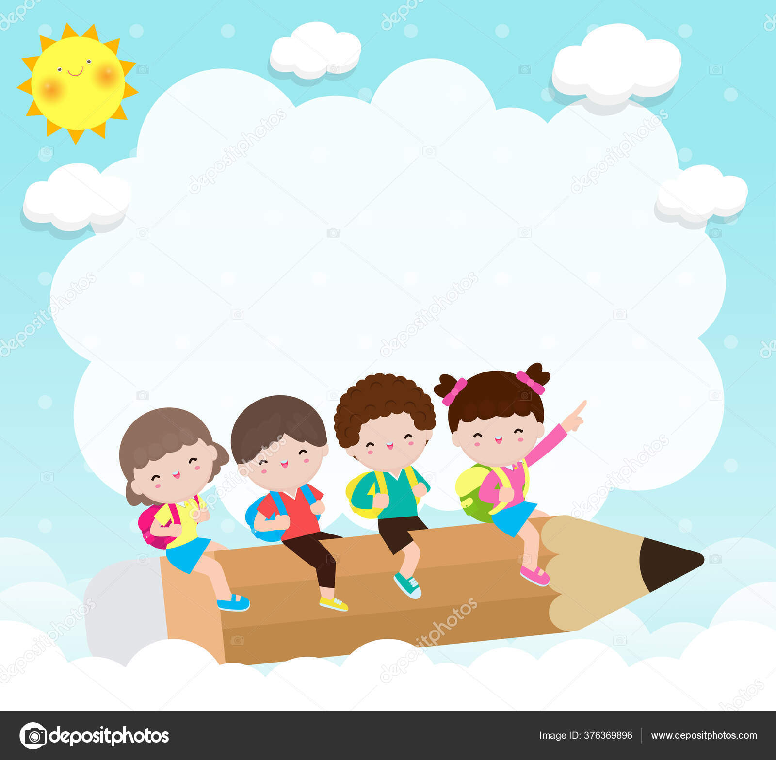 Detail Children Cartoon Background Nomer 46