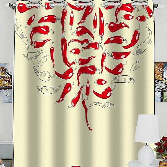 Detail Chili Pepper Curtains Nomer 18