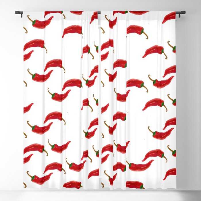 Detail Chili Pepper Curtains Nomer 3