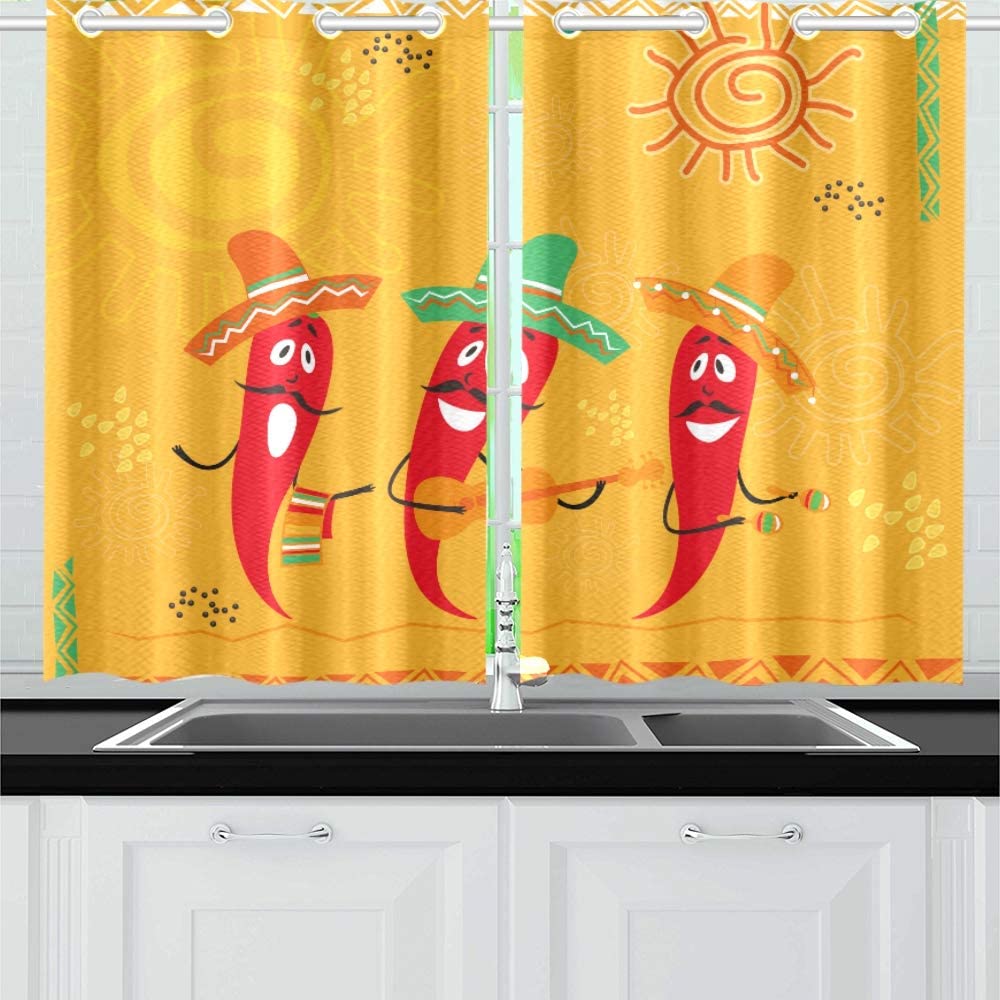 Detail Chili Pepper Curtains Nomer 35