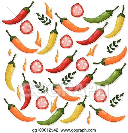 Detail Chili Peppers Clipart Nomer 45