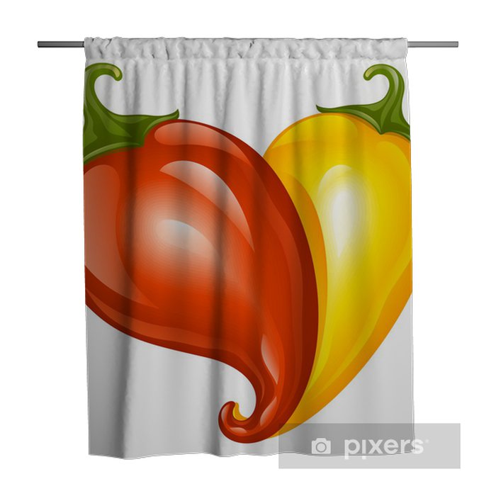 Detail Chilli Pepper Curtains Nomer 39