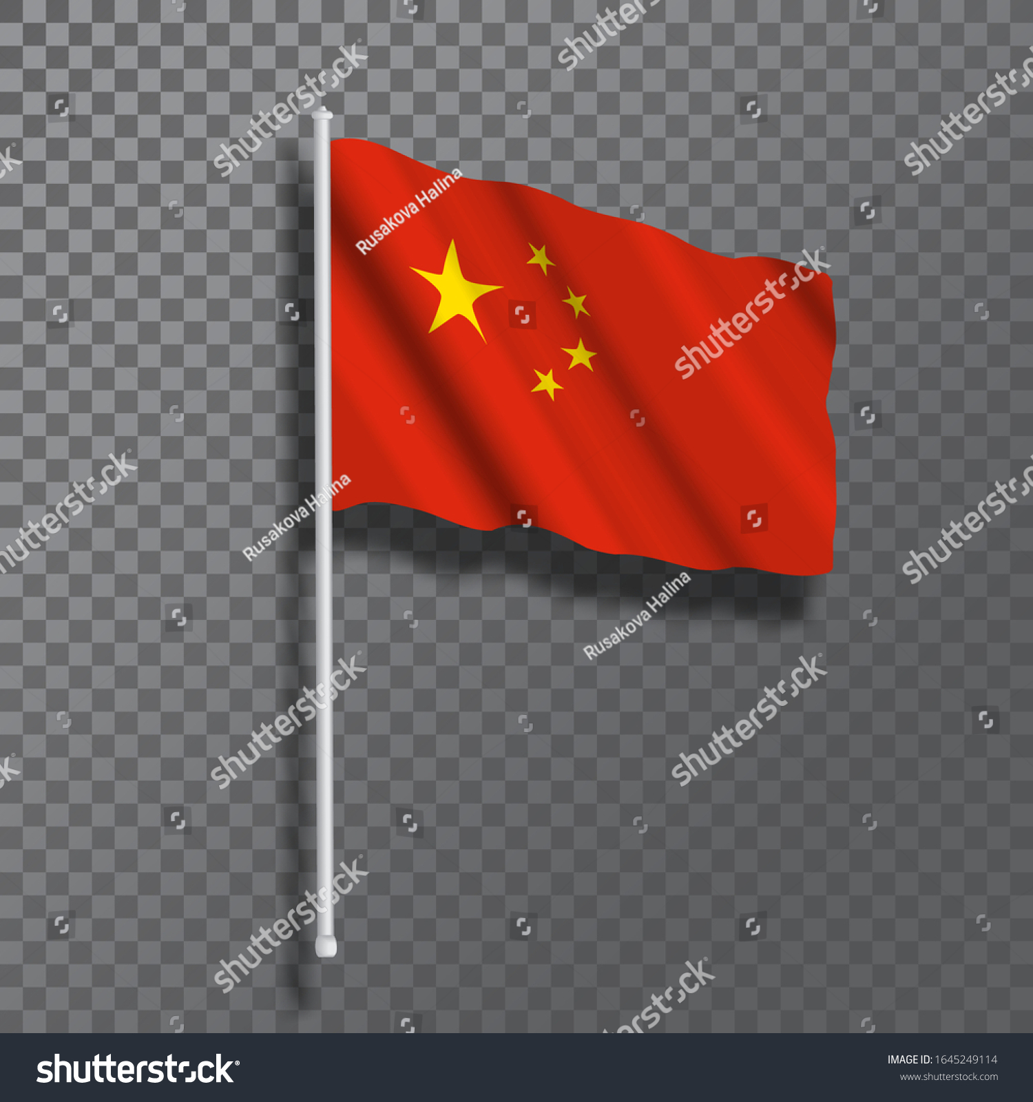 Detail China Flag Transparent Nomer 49