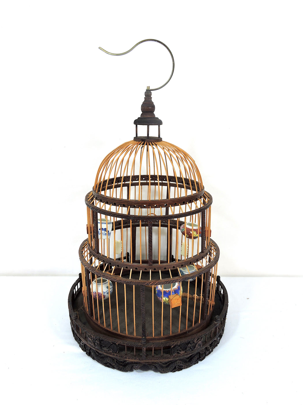 Detail Chinese Bamboo Bird Cage For Sale Nomer 13