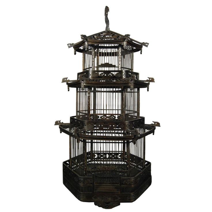 Detail Chinese Bamboo Bird Cage For Sale Nomer 16