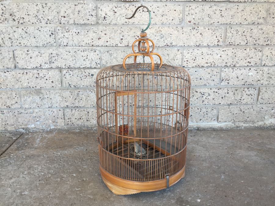 Detail Chinese Bamboo Bird Cage For Sale Nomer 20