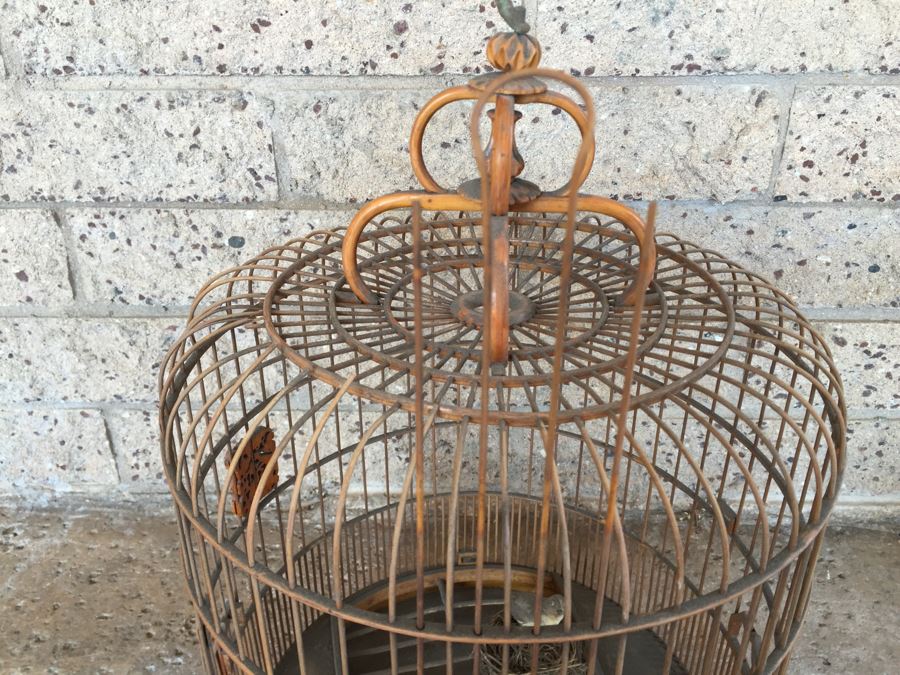 Detail Chinese Bamboo Bird Cage For Sale Nomer 29