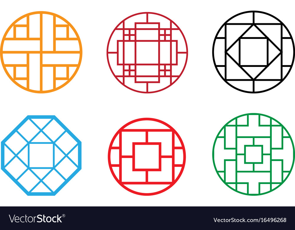 Detail Chinese Circle Pattern Nomer 15