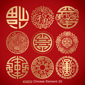 Detail Chinese Circle Pattern Nomer 16