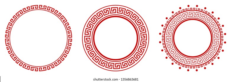 Detail Chinese Circle Pattern Nomer 20