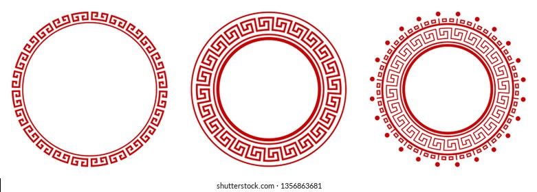 Detail Chinese Circle Pattern Nomer 20