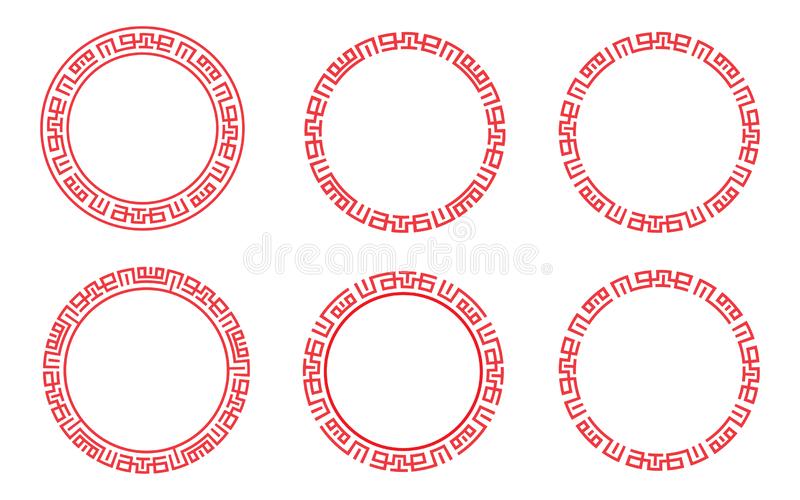 Detail Chinese Circle Pattern Nomer 23