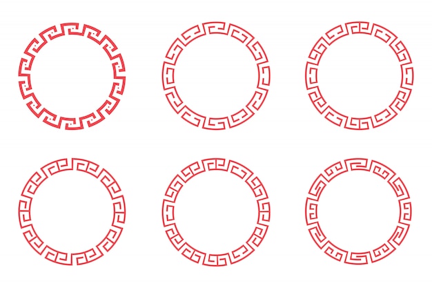 Detail Chinese Circle Pattern Nomer 28